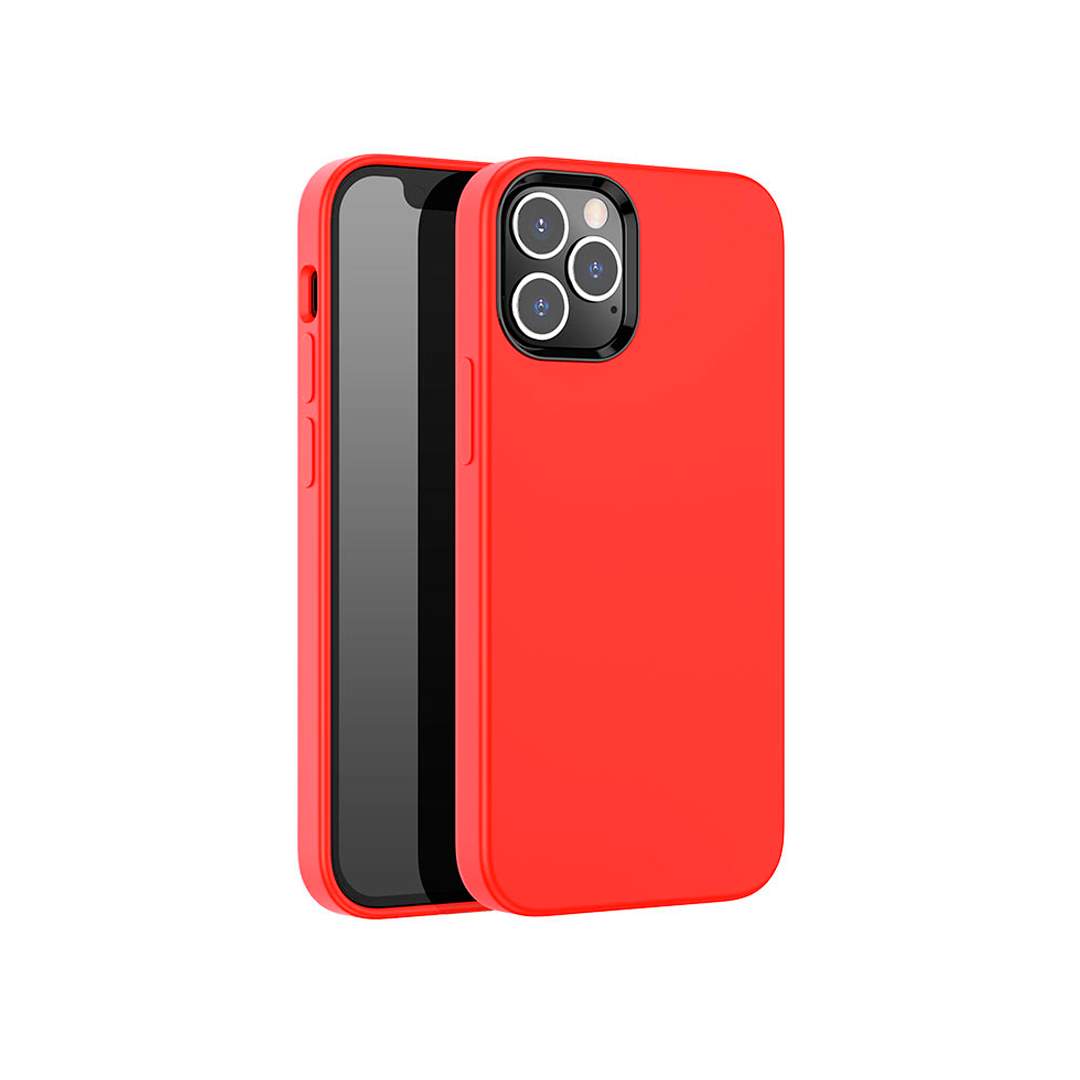 Silicona Hoco Rojo - iPhone 12 PRO MAX