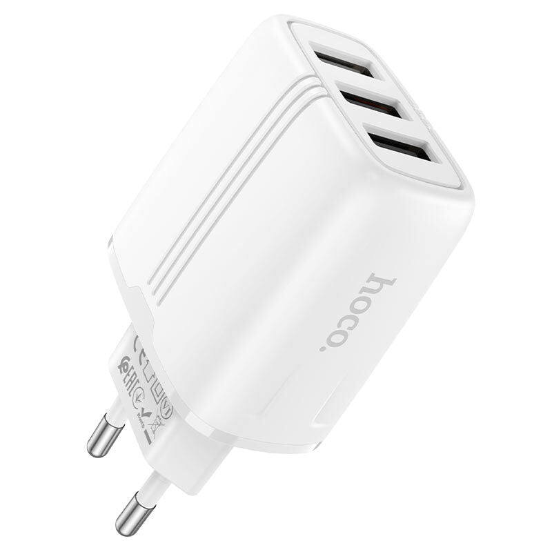 Adaptador Pared 3 USB Hoco N15