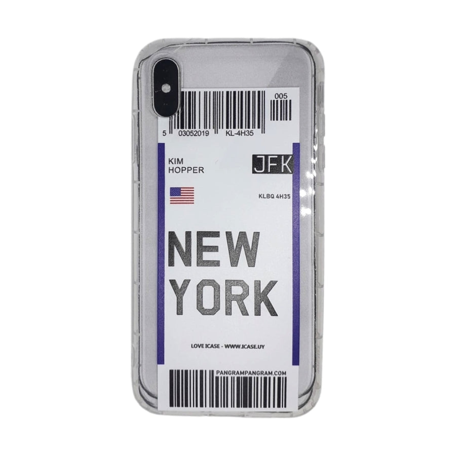 New York Boarding Pass - iPhone XS MAX