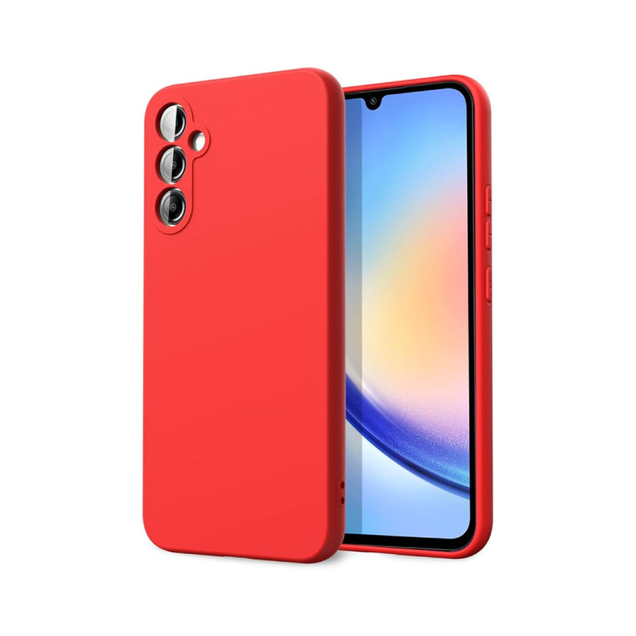 Silicona iCase Rojo - Samsung A34 5G