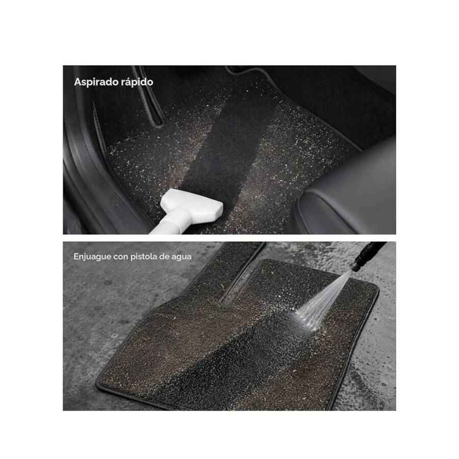 Set de 3 Alfombras de Felpa para Tesla Model Y 2026