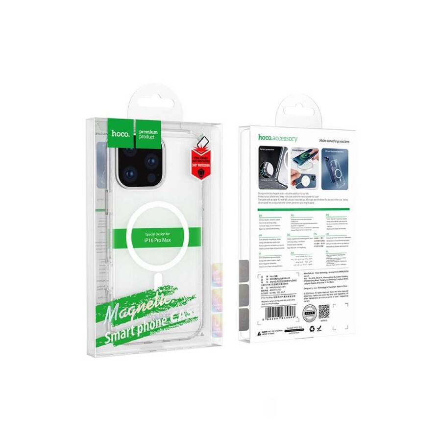Carcasa Transparente MagSafe Hoco - iPhone 16 PRO