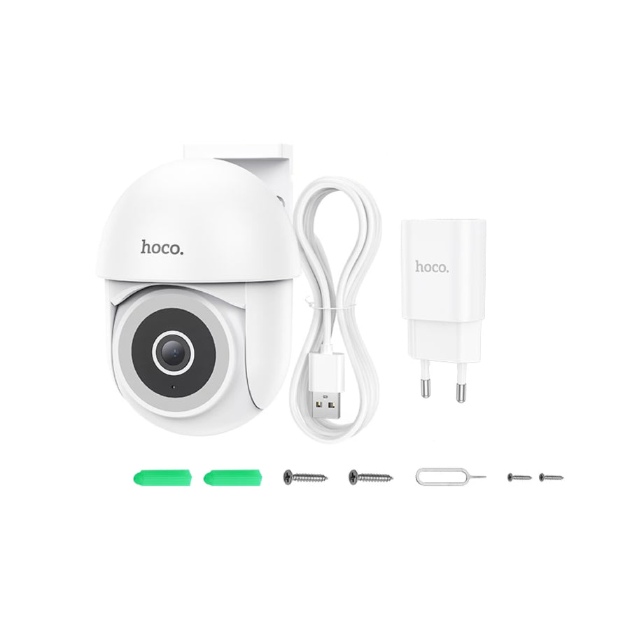 Cámara Videovigilancia Wifi para Exterior Hoco D2