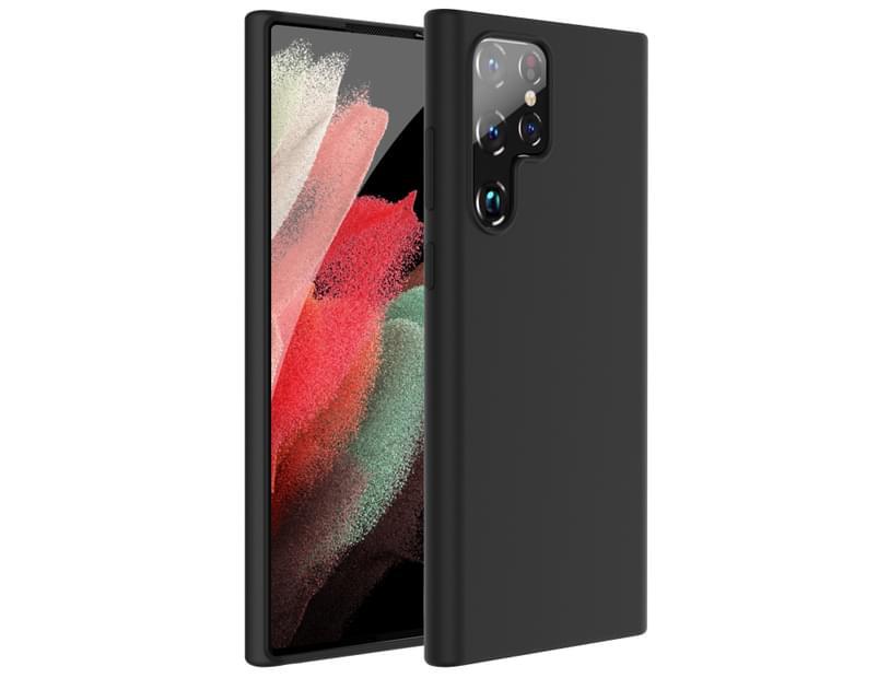 Silicona iCase Negro - Samsung S22 Ultra