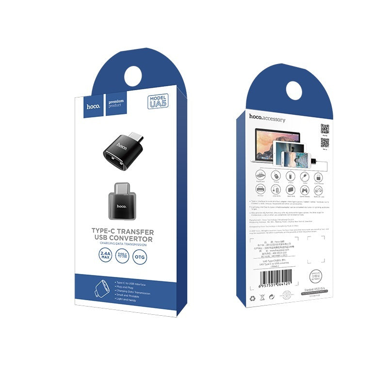 Adaptador USB-A a USB-C Hoco UA5
