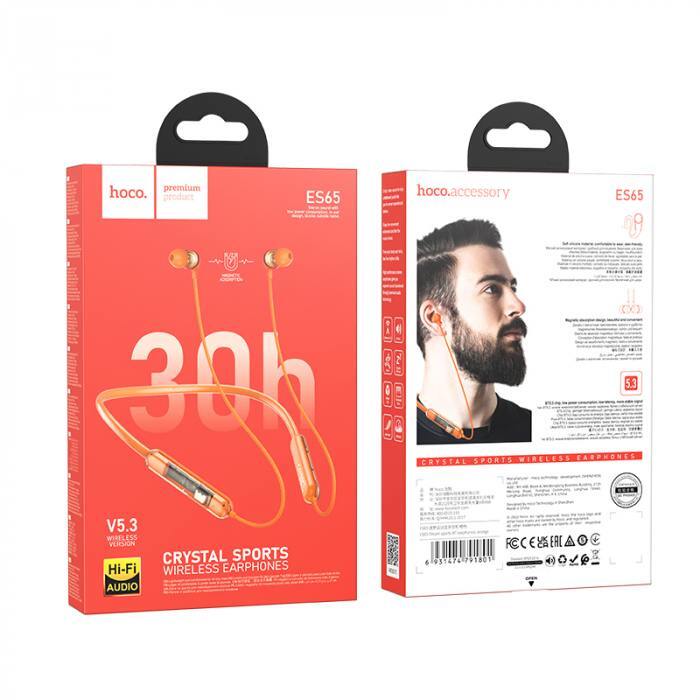 Auriculares Inalámbricos Hoco ES65 Naranja