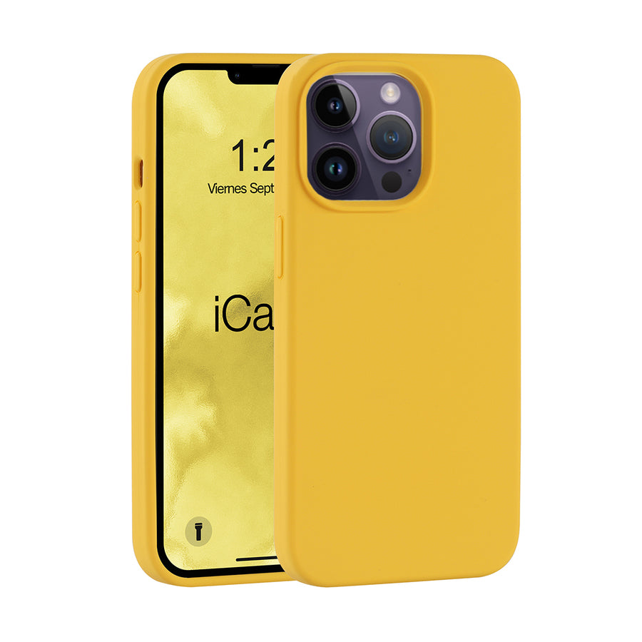 Silicona iCase Amarillo - iPhone 14 PRO MAX