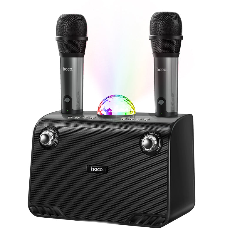 Karaoke con Doble Micrófono Inalámbrico Hoco BS41 Plus