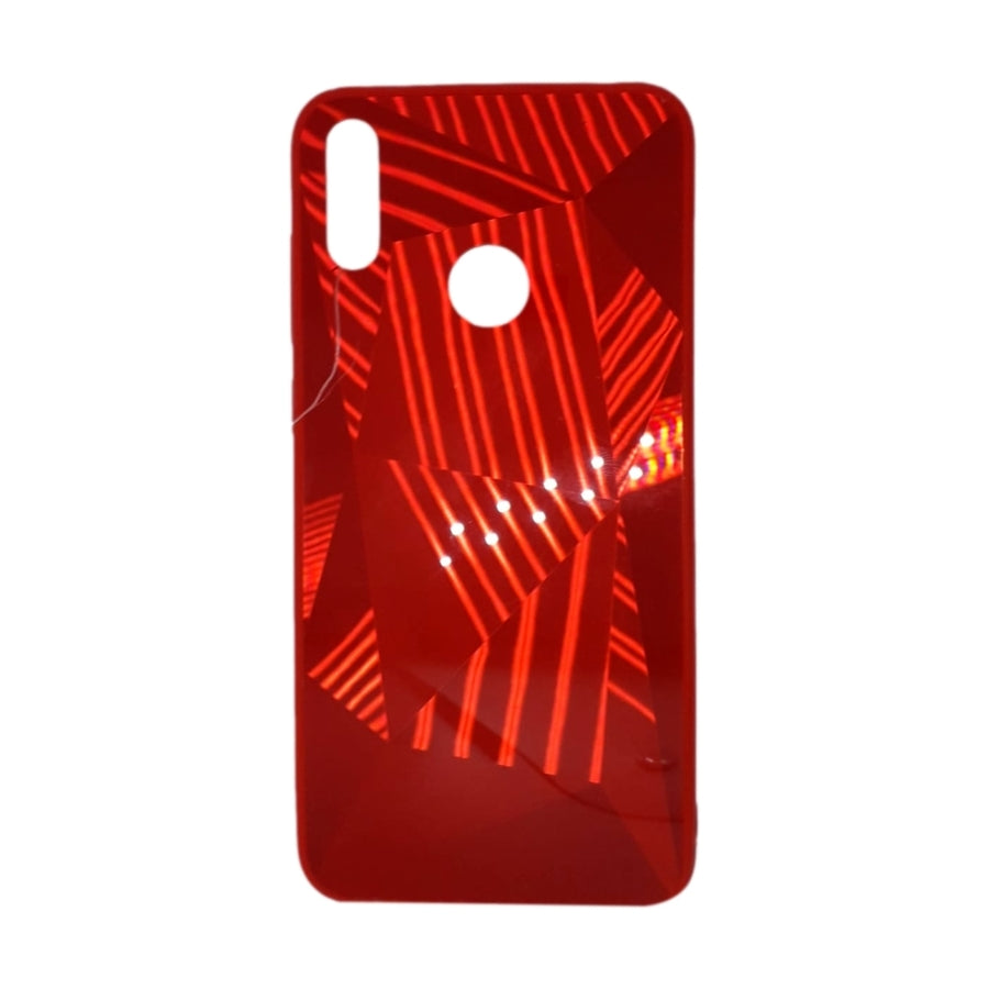Espejado Triangulos Rojo - Huawei Y7 2019