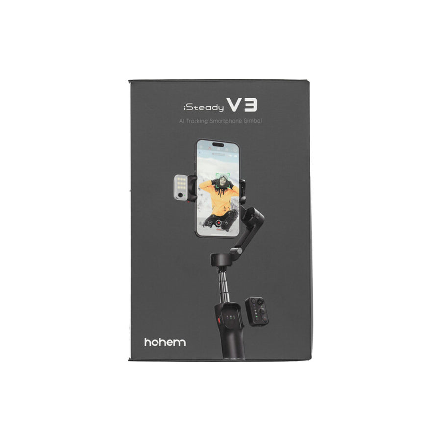 Estabilizador con IA Hohem iSteady V3 con flash Negro