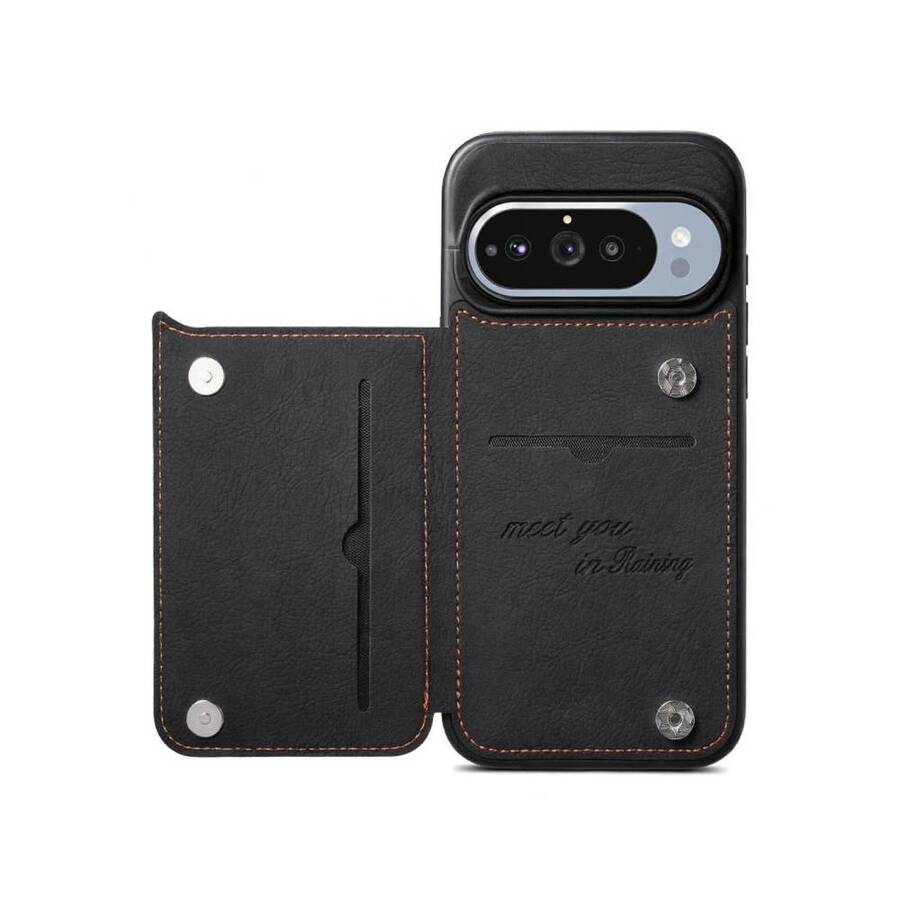 Cuerina Negro con Porta Tarjeta Google Pixel 10 Pro XL