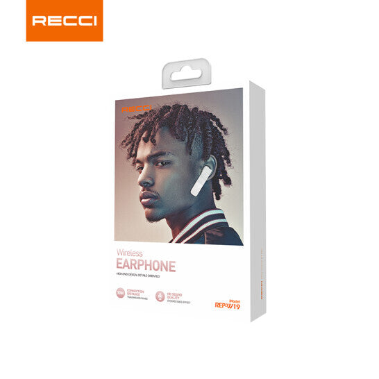 Auricular Manos Libre Recci REP-W19 Blanco