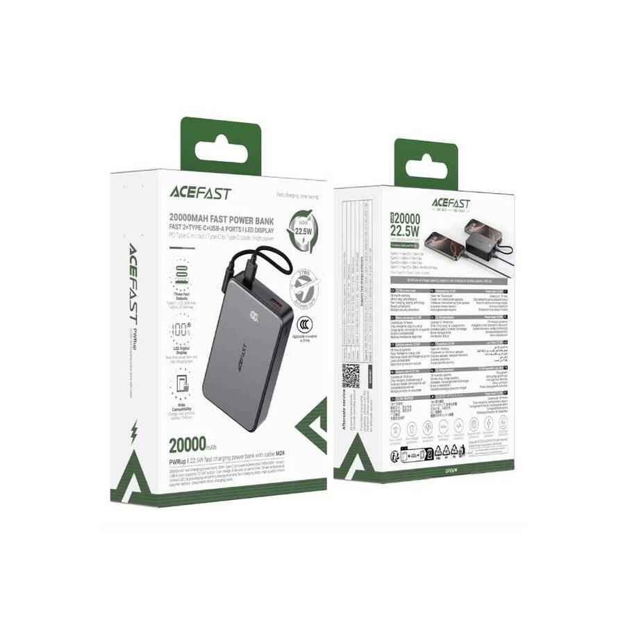 Batería Portátil 20000mAh 22.5W Acefast M29