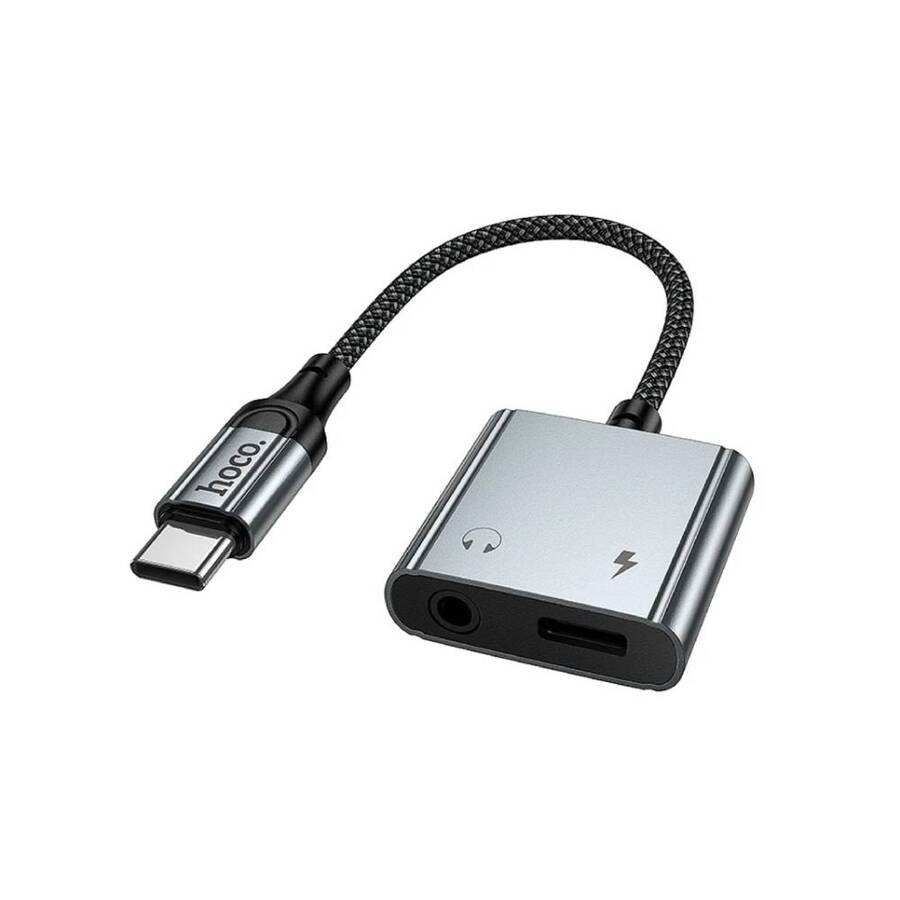 Adaptador de Audio Tipo C a Tipo C + Jack 3.5mm Hoco UPA34