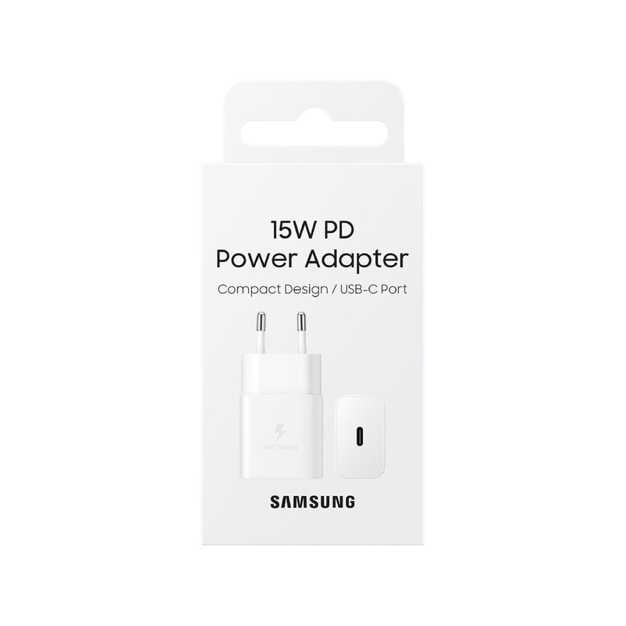 Cargador de Pared USB-C Samsung 15W Blanco
