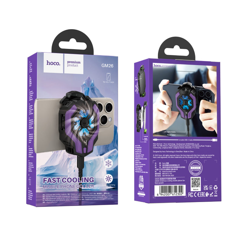 Ventilador Enfriador para celular Hoco GM26