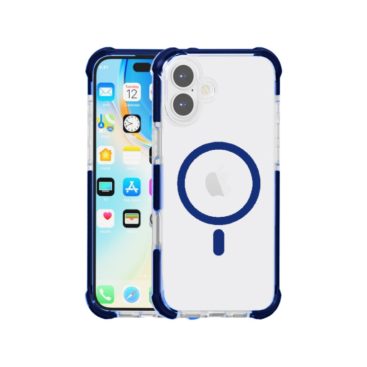 Cover Gel Magsafe Azul - iPhone 16