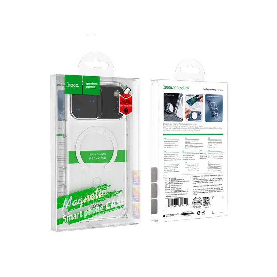 Carcasa Transparente MagSafe Hoco iPhone 17 PRO