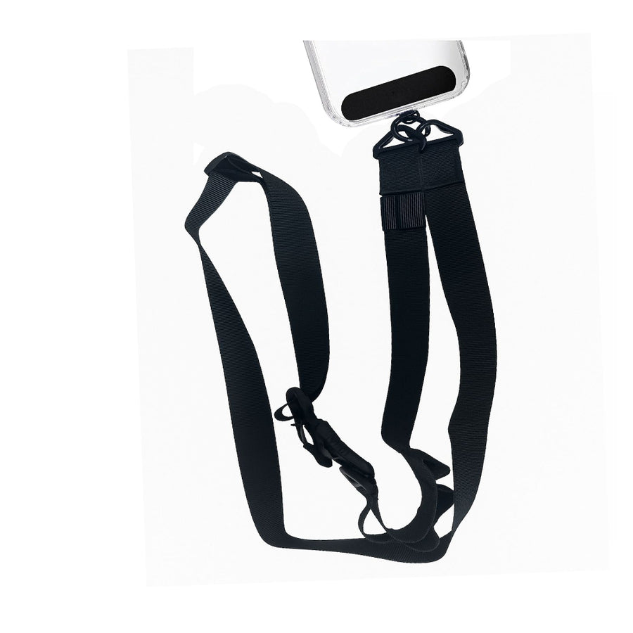 Colgante cuerda ancha Negro