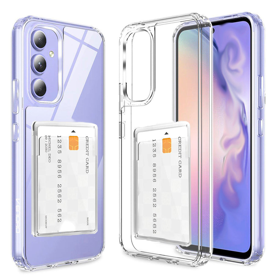 Carcasa Transparente con Porta Tarjetas - Samsung A54 5G