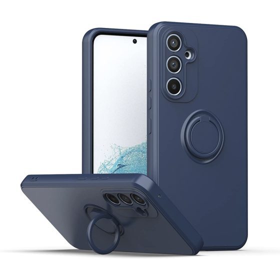 Silicona iCase Azul con Anillo - Samsung A24