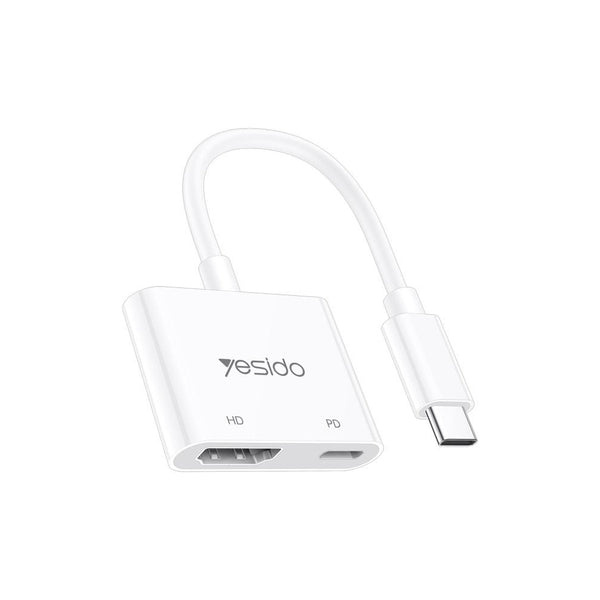 Adaptador USB-C a HDMI + USB-C 4K 60Hz Yesido HM19
