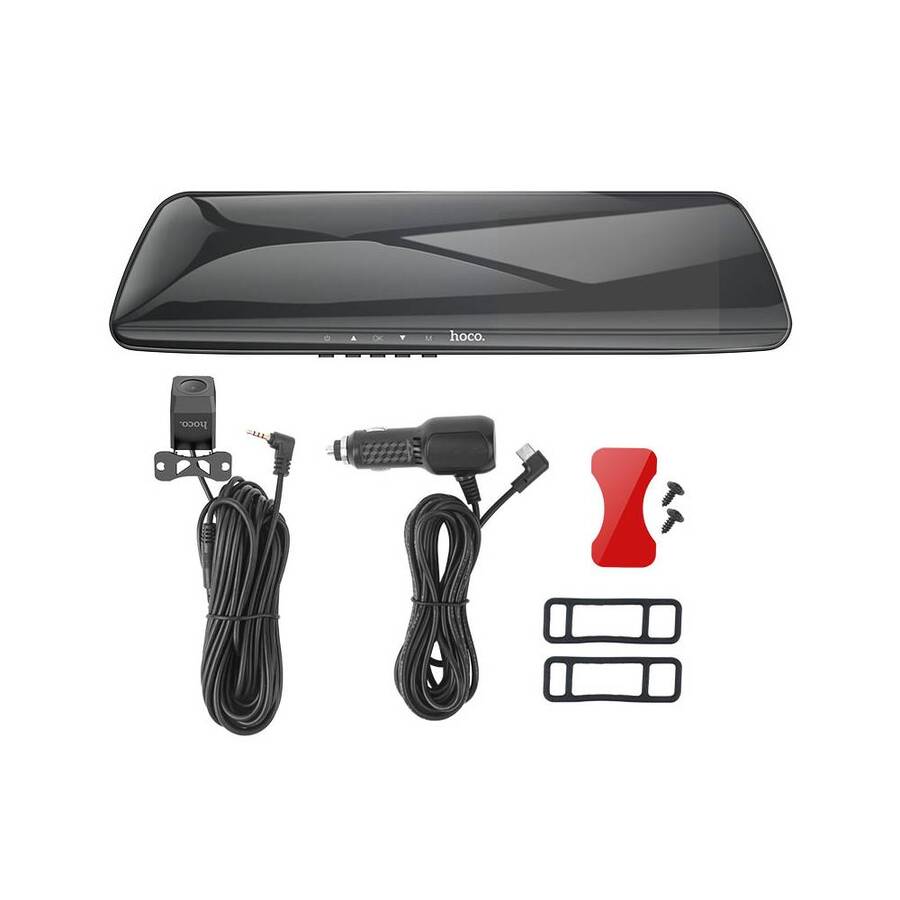 Espejo Retrovisor con Doble Cámara 1080p Hoco DV4