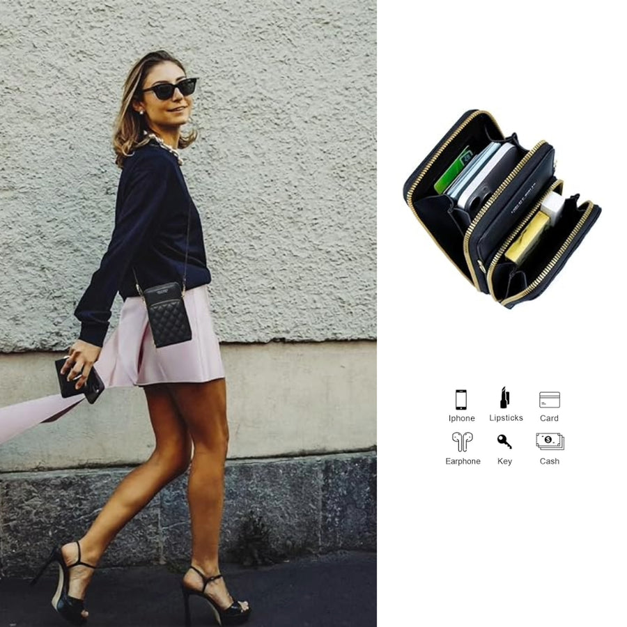 Bandolera para celular - Negro