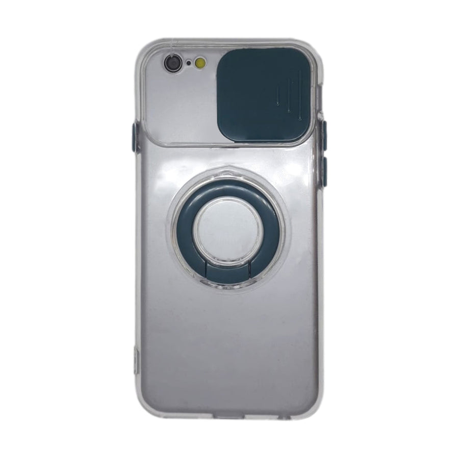 Carcasa Slide Verde con Anillo - iPhone 6 / 6S