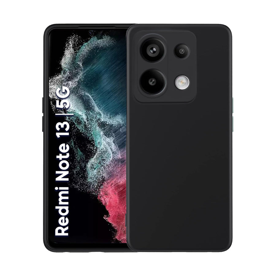 Silicona iCase Candy Negro - Xiaomi Redmi Note 13 5G