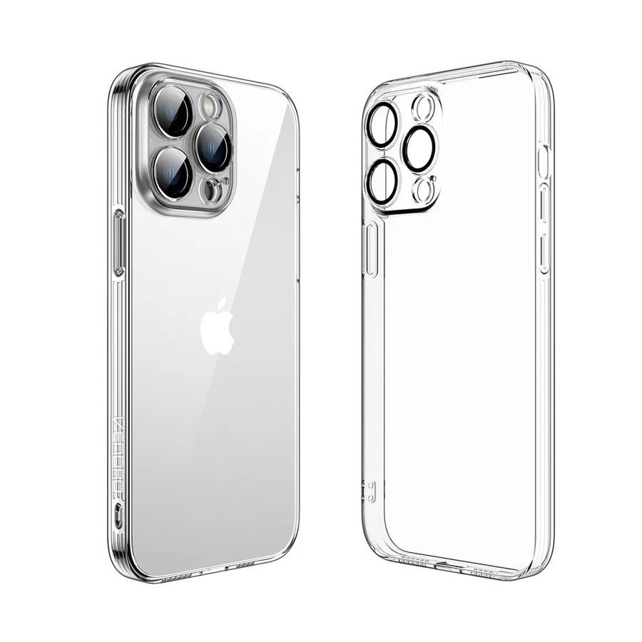 Carcasa Transparente con Vidrio Cámara - iPhone 13 PRO