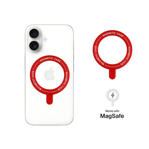 Aro Adhesivo Magnético MagSafe Rojo