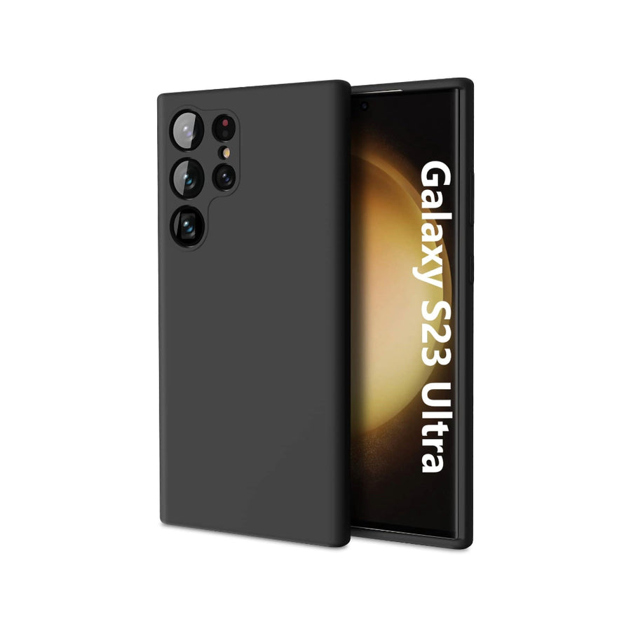Silicona iCase Negro - Samsung S23 Ultra