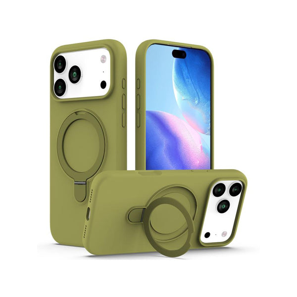 Silicona MagSafe Oliva con Anillo iPhone 17 PRO