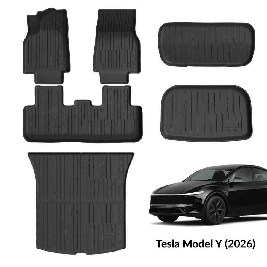 Set de 6 Alfombras para Tesla Model Y 2026