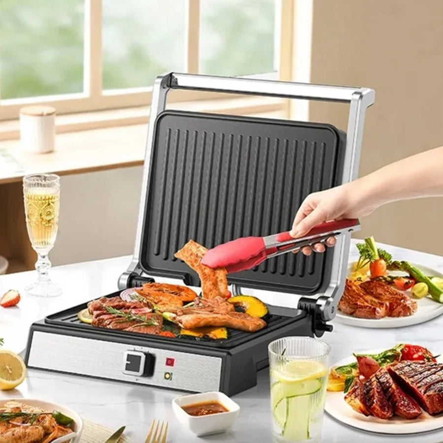 Grill Eléctrico antiadherente 2 en 1 Hoco HE40