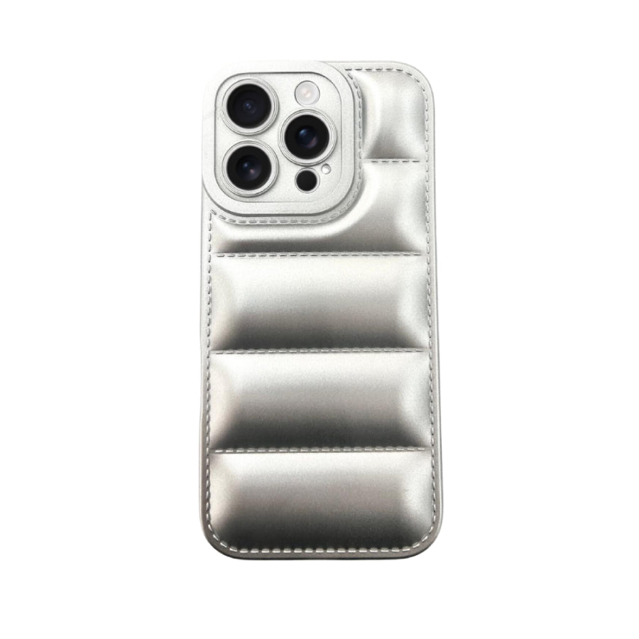 Puffer Case Plateado - iPhone 15 PRO