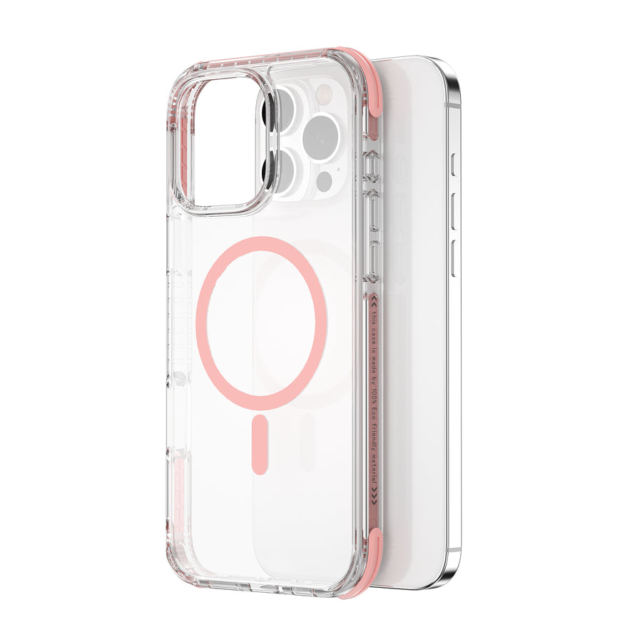 Cover Gel Magsafe Rosado - iPhone 16 PRO