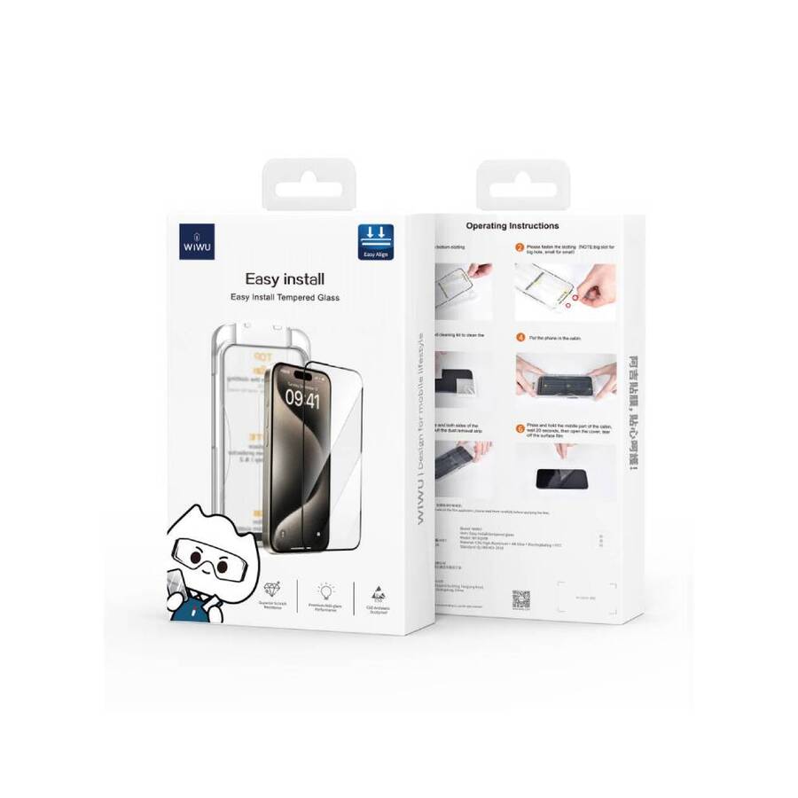 Vidrio Templado Completo con instalador iPhone 13 PRO MAX