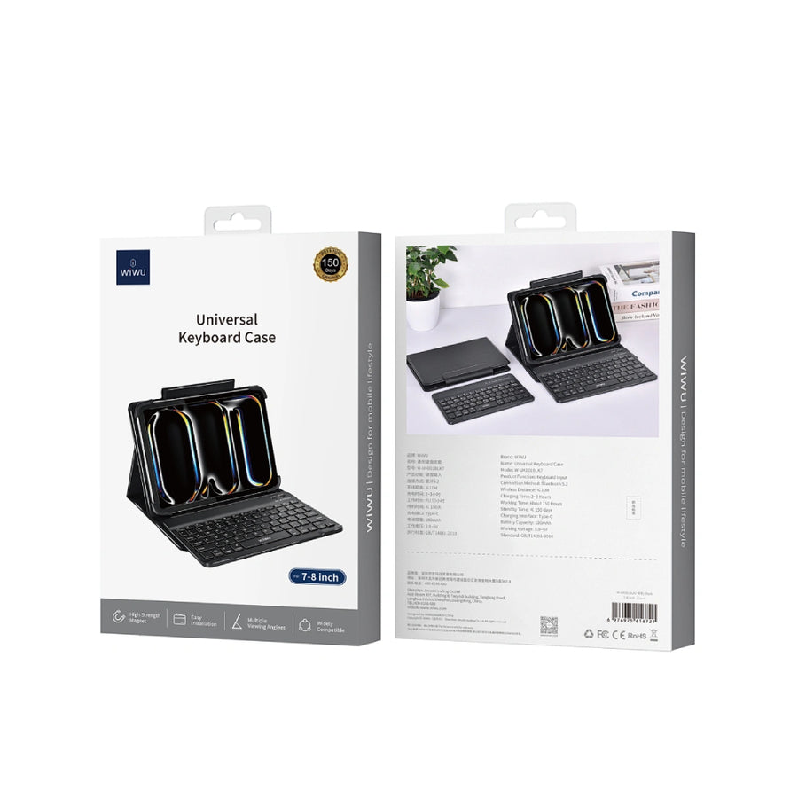 Estuche Tablet Universal con teclado de 9" a 11" WiWU