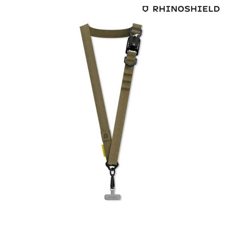 Correa Crossbody Tela Rhinoshield Caqui