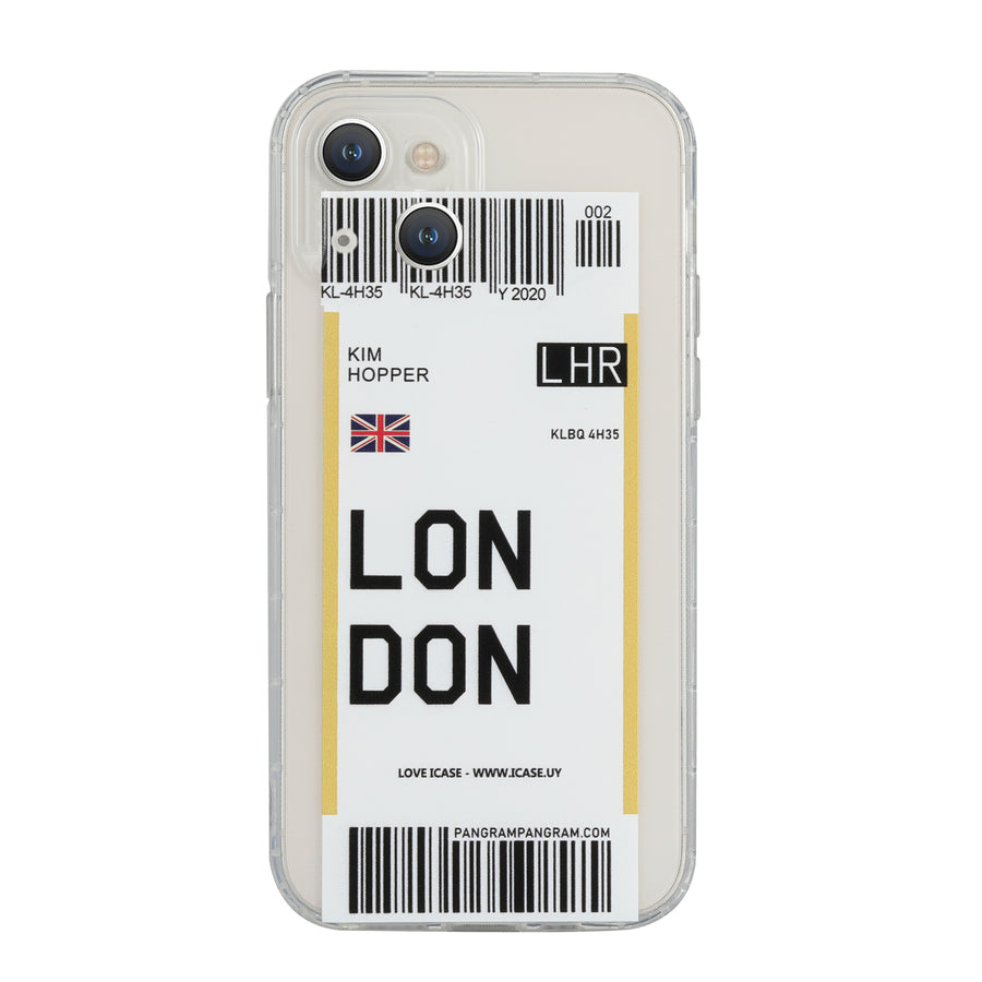London Boarding Pass iPhone 13 Mini