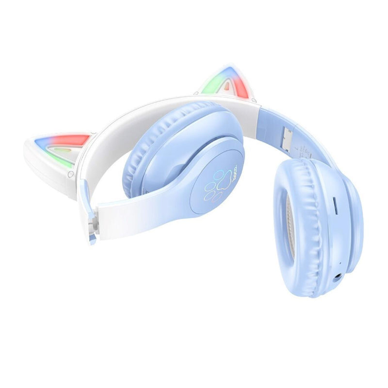 Auriculares Inalámbricos Orejas Hoco W42 - Celeste