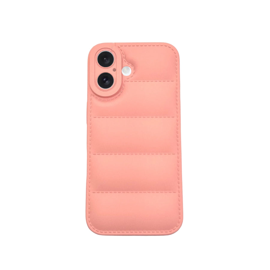Puffer Case Rosado - iPhone 16 Plus