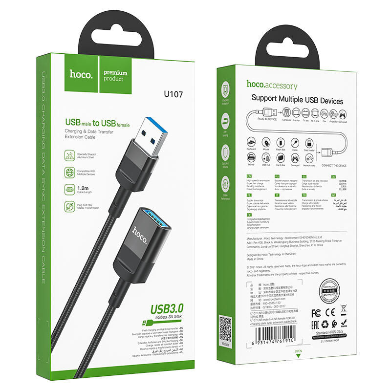 Cable OTG USB-A Hoco U107