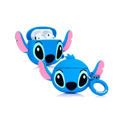 Estuche Airpods Stitch Azul