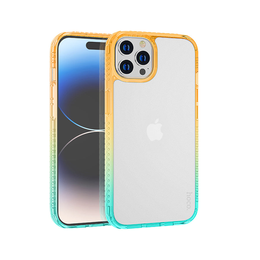 Degrade Naranja Turquesa Hoco  - iPhone 14 PRO MAX