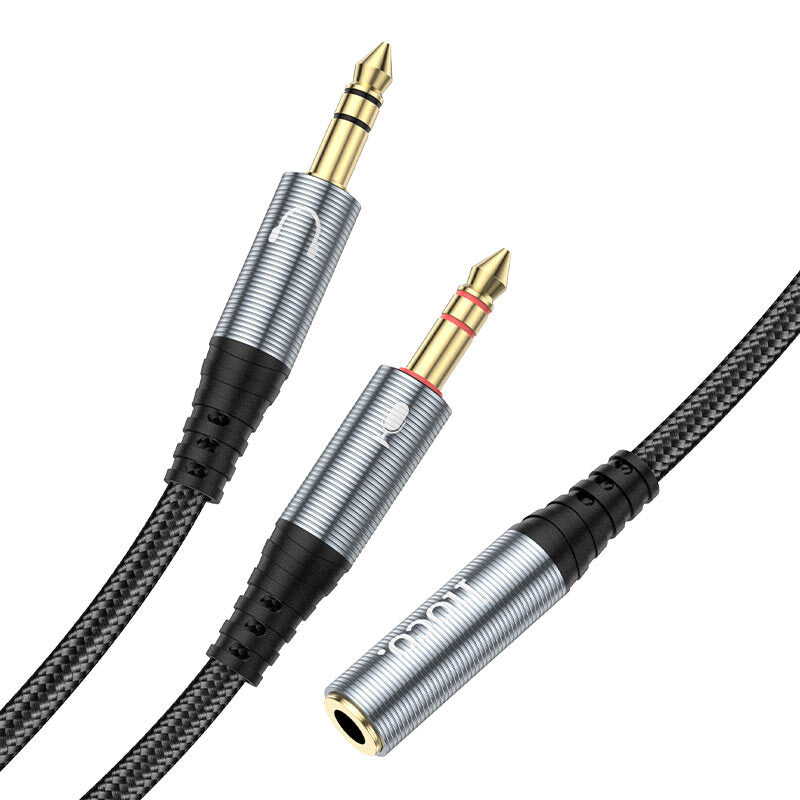 Cable Auxiliar Hembra a 2 Machos Hoco UPA21