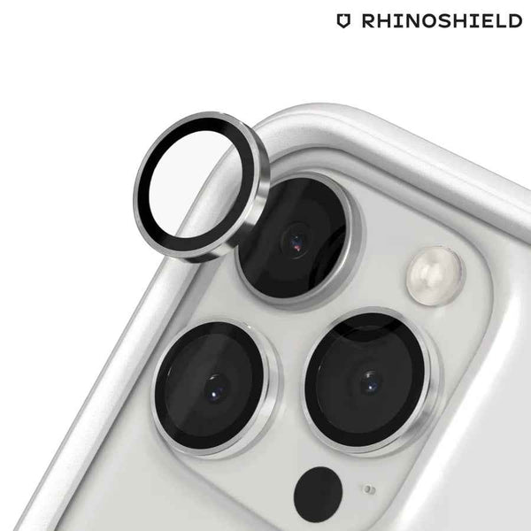 Protector Cámara Rhinoshield iPhone 16 PRO Plateado