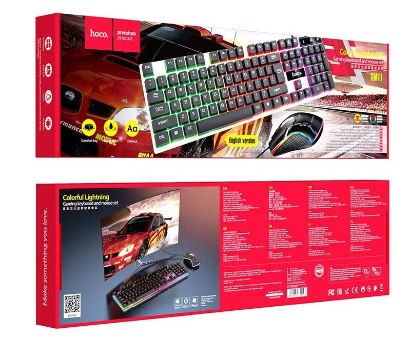 Combo Gamer Teclado + Mouse Hoco GM11